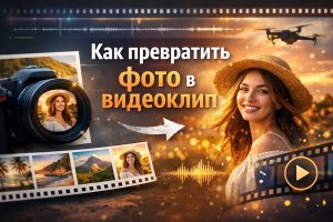Как превратить фото в видео клип: технологии, этапы и возможности