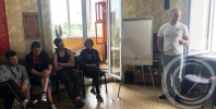 Спикерская группа в Севастопольском центре реабилитации "Мой выбор"